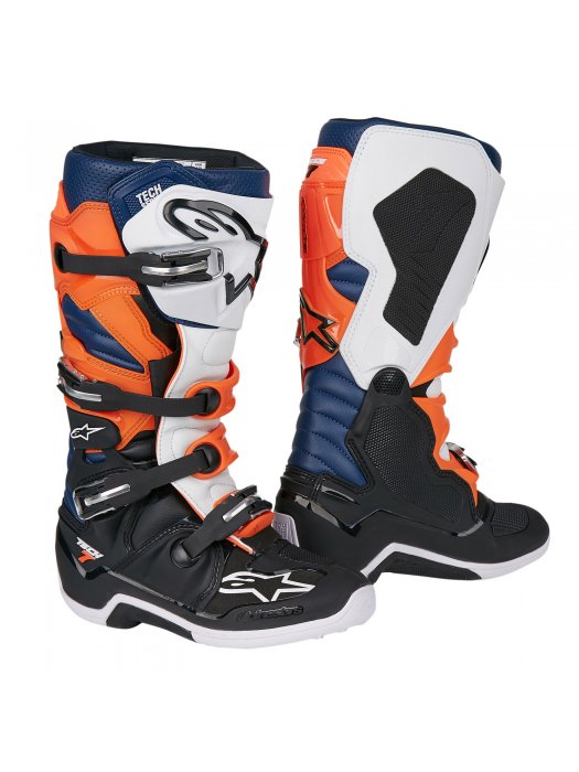 Ботуши ALPINESTARS TECH 7 BLACK/ORANGE/BLUE